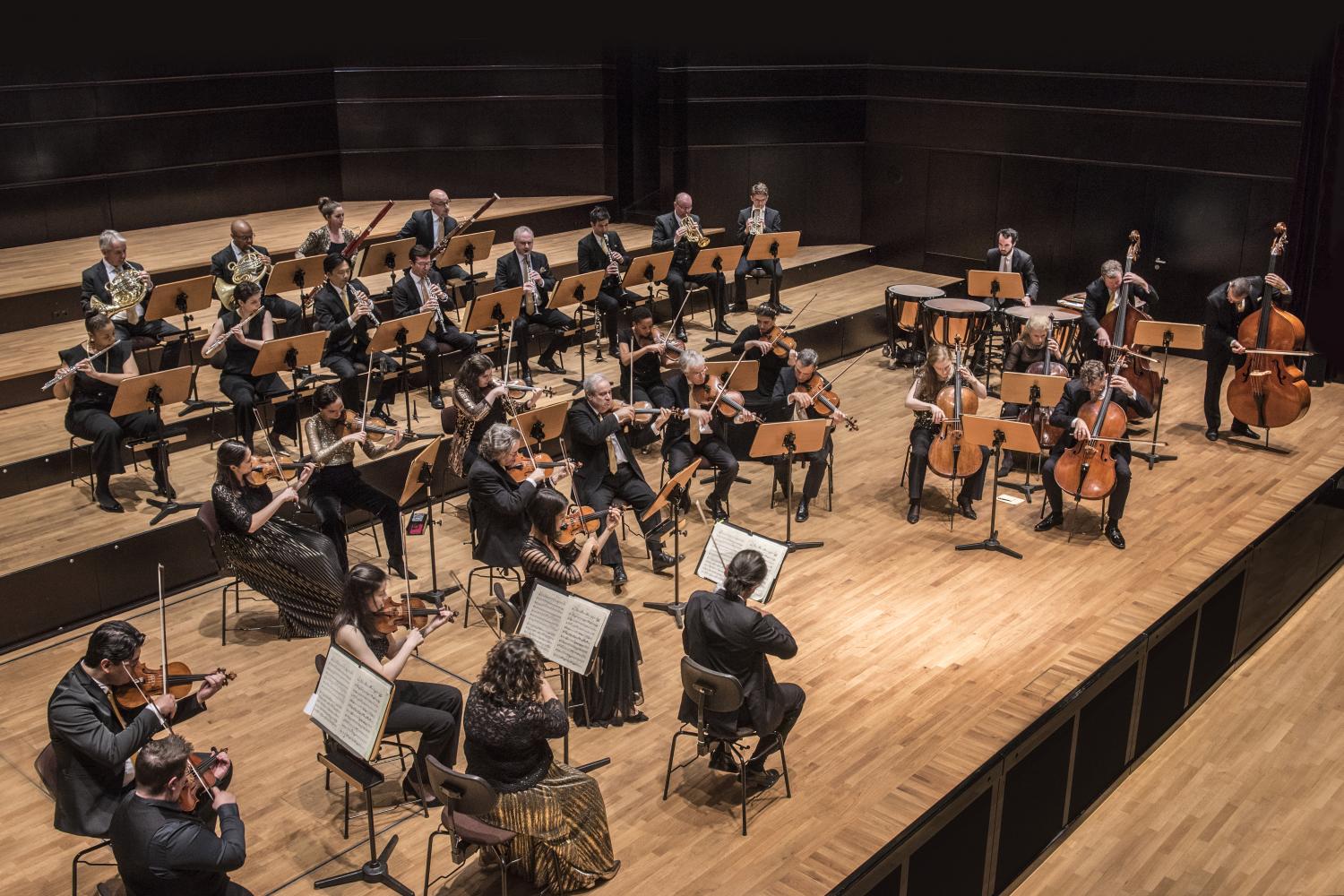 Orpheus Chamber Orchestra on stage